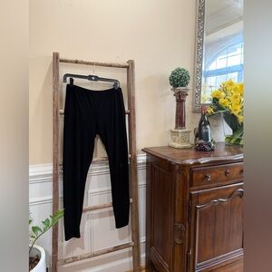 Eileen Fisher Black Velvet Leggings